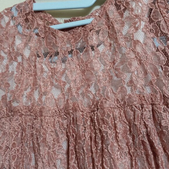 JOY KID   DUSTY PINK LITTLE GIRL DRESS - Picture 2 of 8